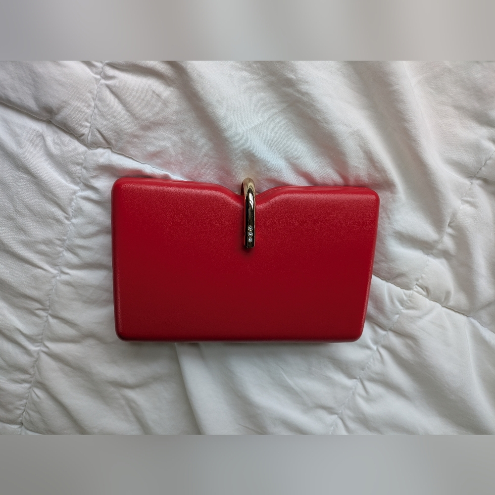 Le Chateau Red Clutch/Crossbody